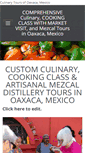 Mobile Screenshot of oaxacaculinarytours.com